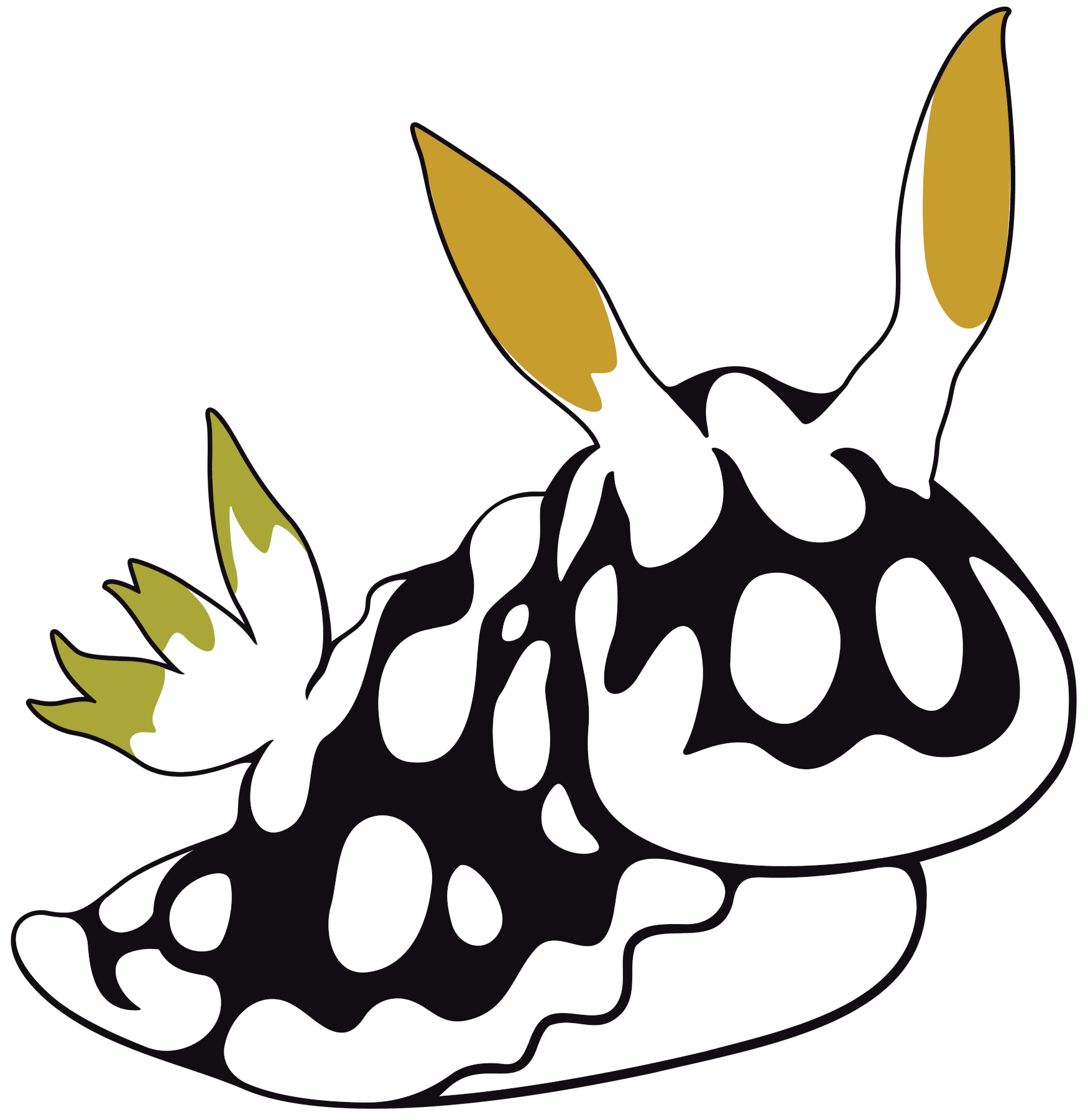 The Nudibranch Diving Logo